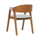 Cadeira Miami Madeira Maciça Encosto Anatômico Curvo Assento