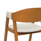 Cadeira Miami Madeira Maciça Encosto Anatômico Curvo Assento