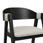 Cadeira Miami Madeira Maciça Encosto Anatômico Curvo Assento