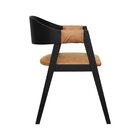 Cadeira Miami Madeira Maciça Encosto Anatômico Curvo Assento