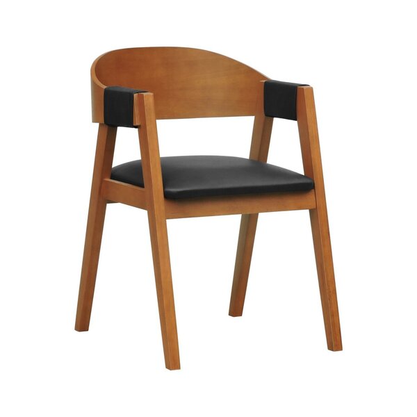 Cadeira Miami Madeira Maciça Encosto Anatômico Curvo Assento