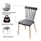 Cadeira Midi Sala De Jantar Cozinha Quarto Escritório Preto O