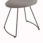 Cadeira Milão Meia Lua Linho Cinza - Daf Mobiliário