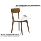 Cadeira Millano Imbuia/branco - Casatema