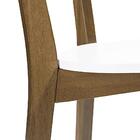 Cadeira Millano Imbuia/branco - Casatema