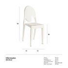 Cadeira Miss Sophia - Branco Off-white