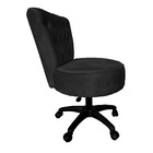 Cadeira Mocho Capitonê Elegância Veludo Base Giratória - Pall