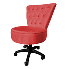 Cadeira Mocho Capitonê Elegância Veludo Base Giratória - Pall