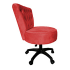 Cadeira Mocho Capitonê Elegância Veludo Base Giratória - Pall