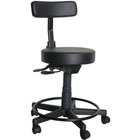 Cadeira Mocho Com Back System Linha Mocho Preto Preto