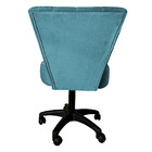 Cadeira Mocho Costurado Elegância Veludo Base Giratória - Pal