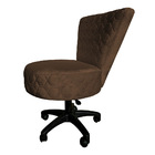 Cadeira Mocho Matelassê Elegância Veludo Base Giratória - Pal