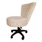Cadeira Mocho Matelassê Elegância Veludo Base Giratória - Pal
