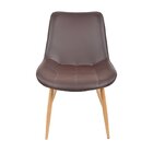 Cadeira Mônaco Pu Café