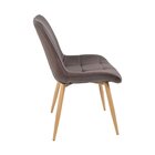 Cadeira Mônaco Pu Café