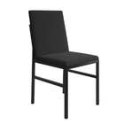 Cadeira Mônaco Veludo Preta