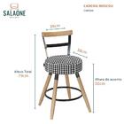 Cadeira Moscou Baixa 50cm - Salaone