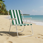Cadeira Multiuso em Aço Praia Piscina Camping Lazer Jardim Po