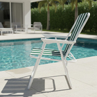 Cadeira Multiuso em Aço Praia Piscina Camping Lazer Jardim Po