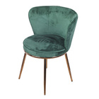 Cadeira Nanda Base Cobre - Verde Escuro