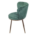 Cadeira Nanda Base Cobre - Verde Escuro
