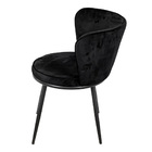 Cadeira Nanda Base Preta - Preto