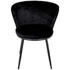 Cadeira Nanda Base Preta - Preto