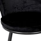 Cadeira Nanda Base Preta - Preto