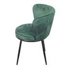 Cadeira Nanda Base Preta - Vede Escuro