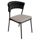 Cadeira Nice Alumínio Tricô Náutico Área Gourmet Acesse Móveis