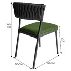 Cadeira Nice Alumínio Tricô Náutico Área Gourmet Acesse Móveis