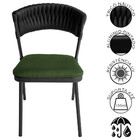 Cadeira Nice Alumínio Tricô Náutico Área Gourmet Acesse Móveis