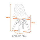 Cadeira Nice - Preto