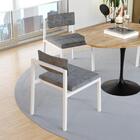 Cadeira Noah Encosto Anatômico C/ Pés Brancos