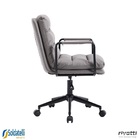 Cadeira Office Arizona Giratória Assento Pu Cinza Ou Pu Preta