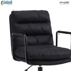 Cadeira Office Arizona Giratória Assento Pu Cinza Ou Pu Preta