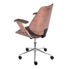 Cadeira Office Bergen Baixa Café - Casa Maju