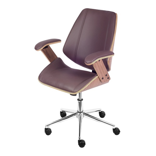 Cadeira Office Bergen Baixa Café - Casa Maju