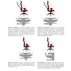 Cadeira Office Brizza Tela Cinza Com Encosto Assento Vinil Ve