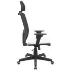 Cadeira Office Brizza Tela Preta Com Encosto Assento Aero Bra