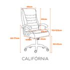 Cadeira Office Califórnia - Preta