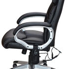 Cadeira Office Cartagena Assento Pu Preto Com Sistema De Mass