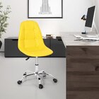 Cadeira Office Eiffel Botonê Base Giratória - Amarela