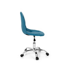 Cadeira Office Eiffel Botonê Base Giratória Turquesa