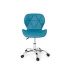 Cadeira Office Eiffel Slim Base Giratória - Turquesa
