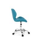 Cadeira Office Eiffel Slim Base Giratória - Turquesa
