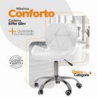 Cadeira Office Eiffel Slim Com Base Giratória E Ajustável - B