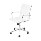 Cadeira Office Esteirinha Baixa Branco