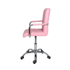 Cadeira Office Gomos Ergonômica Com Ajuste De Altura Rosa Cla