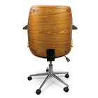 Cadeira Office Lisboa Preto Para Escritório Base Giratória Cr